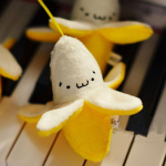 Moodne naeratava n&auml;oga loominguline kott ripats pl&uuml;&uuml;sist v&otilde;tmehoidja Banaani auto v&otilde;tmehoidja one size