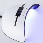 36W UV LED lamp k&uuml;&uuml;nte manik&uuml;&uuml;riks LCD-ekraaniga lamp k&otilde;vendab k&otilde;iki geellakke nutikas sensor 12 LED-i