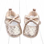 Baby Girls First Walker suvised libisemisvastased pehme p&otilde;hjaga t&uuml;drukute printsessikingad PU beebijalatsid 0-6m kuld