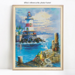 Teemantmaaling &uuml;mmarguste kivide maastik Teemantmosaiikide m&uuml;&uuml;k Scenic Pictures 20X30