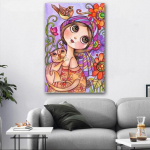 5D isetikandid teemant Ristpiste komplekt t&uuml;druku kass Mosaiik teemantmaal t&auml;isteemant Tikandid Mustrid Rhinestones Full Round 20*30 cm