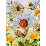 Teemantmaaling Swing Mouse Pilt rhinestones Teemantmaaling Ristpistes Teemanttikandid 20X30CM