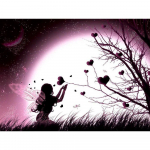 Teemantmaal Maastik Kristallmaal Mosaiik Manuaal Teemanttikandid Armastusepuu Valentine 20X30CM