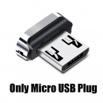 FONKEN laadija pistiku adapteri magnetkaabli pistiku otsad pea tolmupistik Micro USB pistik Androidile Only Micro USB Plug