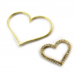 Les Tr&eacute;sors De Lily [N4053] - Pendentif Plaqu&eacute; Or 'Love Divine' blanc dor&eacute; kuld