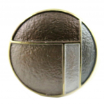 Les Tr&eacute;sors De Lily [P8379] - Disainers&otilde;rmus 'Acapulco' beež taupe kuldne - 27 mm beež