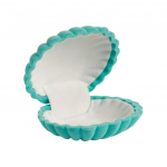 Les Tr&eacute;sors De Lily [P9178] &ndash; t&uuml;rkiissinine Shell disainerkarp &ndash; 60x53x28 mm t&uuml;rkiissinine