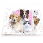 Cleo & Frank [J4365] - Journal Intime 'Cleo & Frank' blanc rose Heleroosa