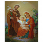 P&uuml;ha perekond viinapuuga 5D DIY teemantmaal, religioon, t&auml;isringi teemanttikandid 20X30CM