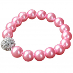 DYS Home Decor 1 tk kristallkivist helmestega aken kardina rihma pandla hoidja magnetiga 30cm valge