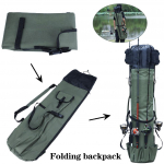 &Otilde;ngeritva kott 120 cm saabumise kott &Otilde;ngeritva kott 5 ridva kandmiseks veekindel kvaliteetne moodne ridva kott ridva rullikott roheline