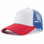 Unisex m&uuml;ts vabaaja tavalise v&otilde;rguga pesapallim&uuml;tsi reguleeritav Snapback m&uuml;tsid naistele meestele Hip Hop Trucker Cap 54cm-60cm punane/sinine