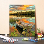 Numbrid &Otilde;limaal L&otilde;uend Digitaalne &Otilde;limaal Numbrimaal Kodukaunistus DIY Maalimine numbrite j&auml;rgi 40x50cm no frame