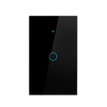 WiFi nutikas seinal&uuml;liti RF433, neutraalse juhtmeta, &uuml;he tulega 1/2/3 valgusl&uuml;liti Tuya rakenduse kaugjuhtimispuldi puutel&uuml;liti t&ouml;&ouml;tab Alexa Google Home'iga 1 Gang