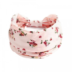Puuvillane pehme pea&uuml;mbris Bandana turban elastne s&otilde;lme juukseaksessuaarid Vintage peapaelad laiad lilleprintid Boho 21
