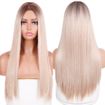 MISS PARUK Naiste moes pikad sirged mustad s&uuml;nteetilisest kiust parukad naistele Lolita kuumakindel kiust parukas Daily Party