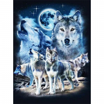 T&auml;ielik 5D DIY Teemantmaaling loom lumehunt Teemanttikandid Mosaiigikomplektid Ristpistes Kodukaunistus K&auml;sitsi valmistatud kingitused Round 20x30cm