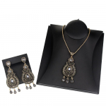 Vintage T&uuml;rgi ehtekomplektid suured k&otilde;rvar&otilde;nga kaelakee naistele Retrokuldse v&auml;rviga Bohemia k&otilde;rvaripatsite komplektid kingitus hall v&auml;rv