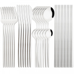 Jankng Western 30 tk s&ouml;&ouml;gin&otilde;ud nuga kahvel lusikad s&ouml;&ouml;gipulgad s&ouml;&ouml;giriistade komplekt kvaliteetne roostevabast terasest k&ouml;&ouml;gin&otilde;u komplekt h&otilde;be