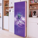 3D Flowers Isekleepuv k&uuml;lmkapi &uuml;mbris s&uuml;gavk&uuml;lmiku kleebis Kunst k&uuml;lmiku ukse kate Tapeet Reljeef Lille k&ouml;&ouml;gitarvikud 60x180cm(1 pcs)