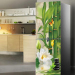 Blue Sea Dolphin K&uuml;lmkapi kleebised Lillev&auml;li Tiger K&uuml;lmkapi kleebis Isekleepuv tapeet Looduslik Uksekaane Kiledekoor 60x150cm(not cut)