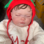 Reborn Sleeping Boy Baby Doll 3D Skin Pehme Silikoonist 60 CM M&auml;nguasi Veresoonte Veenist Riidest kehaga Nagu Real Art Bebe kingitus