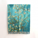 Luksuslik kaubam&auml;rk naiste talvine ka&scaron;miir sall Sall digitaalselt maalitud sall Van Goghi &otilde;limaal Pashmina naiste tekk sall