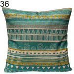 Talos Home Decor Vintage geomeetriline lilleline puuvillane linane padjap&uuml;&uuml;r, padjakate