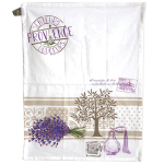 Les Tr&eacute;sors De Lily [A0257] - puuvillane r&auml;tik Provence lavendel valge - 60x45 cm lilla