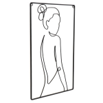 Les Tr&eacute;sors De Lily [A3701] - metallist kaunistus  Arty  must - 45x35 cm (naise siluett) must