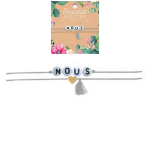 Les Tr&eacute;sors De Lily [R3051] - hellus k&auml;ev&otilde;ru  Nous  - 6 mm helmed valge