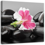 L&otilde;uenditr&uuml;kk Flowers Zen Stones 30x30 roosa