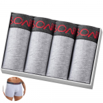 BONITOS 4tk Bokserid &uuml;hev&auml;rvilised seksikad meeste alusp&uuml;ksid puuvillased meeste alusp&uuml;ksid XXL