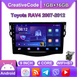 Androidi autoraadio Carplay Toyota RAV4 2007-2012 auto multimeedia videopleier GPS-navigatsioon WIFI 2+32GB 1+16GB