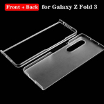 Eesmine Tagumine kaitse&uuml;mbrise kate Samsung Galaxy Z Fold 3 2 l&ouml;&ouml;gikindlale TPU l&auml;bipaistvatele telefoni&uuml;mbristele. Kaaned Galaxy Z Fold 3 jaoks
