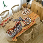 Vintage auto prinditud laudlina Kodu Lauakaunistus Saastumisvastased Aksessuaarid Ristk&uuml;likukujuline Restoran Diivanilaud Laudlina 140x180cm55x70inch