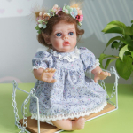 NPK Reborn Doll Baby Pehmest riidest keha silikoonist vin&uuml;&uuml;list k&auml;ed jalad 35cm beebit&uuml;druk t&otilde;eline puudutus 35cm