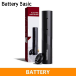 2023. aasta uus punase veini pudeliavaja komplekt, multifunktsionaalne kinkekarbi komplekt, plastist elektriline punase veini pudeliavaja komplekt Battery Basic must