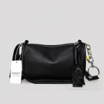 100% ehtsast nahast suure mahutavusega naiste &otilde;lakott 2023 k&otilde;rge kvaliteediga pehme lehmanahast naiste k&auml;ekott Messenger Sac must