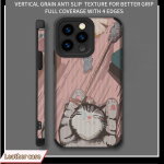 Isikup&auml;rastatud armas kassiga tr&uuml;kitud nahast pehmest silikoonist telefoni&uuml;mbris tagakaas koos kaamera objektiivi t&auml;ieliku kaitsega iPhone 7