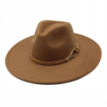 M&uuml;ts Pehme Fedora m&uuml;ts naiste suur laia &auml;&auml;rega 9,5 cm vintage khaki vilditud dž&auml;ssim&uuml;ts Talvine pidulik kleit Cap sombreros de mujer 56-58CM