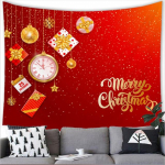 J&otilde;ulud Uusaasta J&otilde;ulukingi kaunistus tr&uuml;kimustriga gobel&auml;&auml;n kodu elutuba magamistuba seinakaunistus gobel&auml;&auml;n 95x70cm