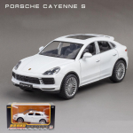 1/24 Scale Cayenne S Diecast automudeli m&auml;nguasi, tagasit&otilde;mmatav m&auml;nguasi koos heli ja valgusega lastele V&auml;ikelapse poistele T&uuml;drukutele Kingikogu 1/24-20.5x9x7cm