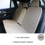 1 Back or 2 Front Breathable Automobile Seat Cushion / 3D Air mesh Car Seat Cover Mat fit most Cars Trucks SUV Protect 2 Front seat Black gray