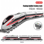 KAZI City mehaanilised kiirelektrirongid ehitusplokid akutoitel raudteemootoriga mudelklotsid m&auml;nguasjad lastele