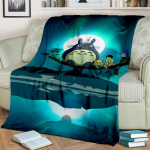 Minu naaber T-Totoro Anime multifilmi tekk, pehme tekk koju Magamistoa voodi diivan Pikniku reisikontori kattetekk lastele 150cm x 180cm
