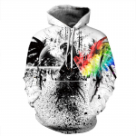 Kevad s&uuml;gisene meeste kapuutsiga dressipluus 3D prindiga Eagle Streetwear pikkade varrukatega pullover Hip Hop jakk Meeste vabaaja spordir&otilde;ivad kapuutsiga M