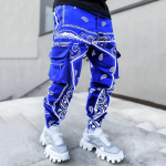 Hip Hop Printing P&uuml;ksid Meeste P&uuml;ksid Mood Streetwear Dressip&uuml;ksid Meestele Jooksjad High Street lahtised p&uuml;ksid Mehed 2XL sinine