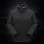 S&uuml;gisel ja talvel &otilde;ues polsterdatud soe TAD Sharkskin Soft Shell augujakk alpinismiriietus kamuflaaž jope XXXL must