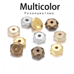 200 tk roodium Bulk CCB plastist helmeste ratas, &uuml;mmargune lahtised vaher&otilde;ngad ehete valmistamiseks k&auml;ev&otilde;ru kaelakee DIY tarvikud 7mm